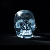 Cast Glass / Skull / 3.3”